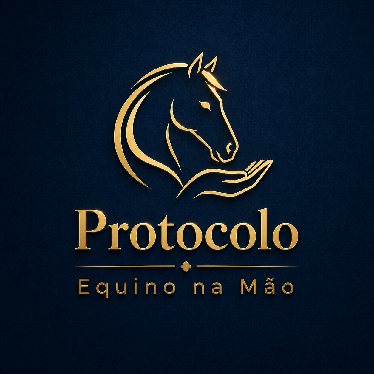 Logo oficial do Protocolo Equino na Mão